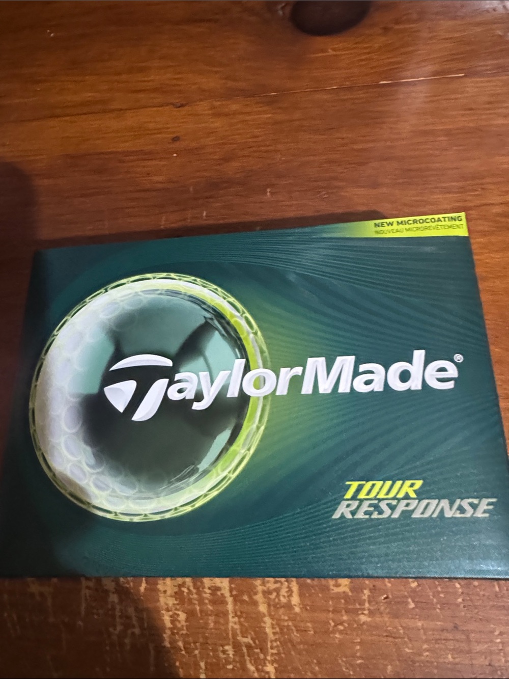 TaylorMade Tour Response Golf Box - Green and Lime 12 balls in box new